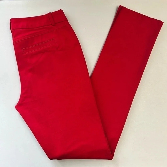 Ricki’s Slim Fit Zip Pocket Micro Twill Pants Red Size 2 - Picture 14 of 15